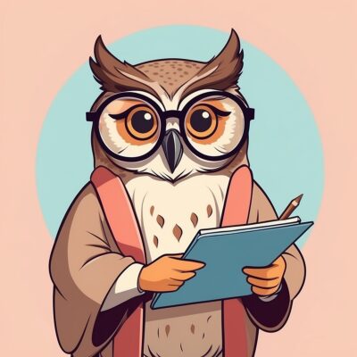 ISTJ personality illustration – The Logistician owl character