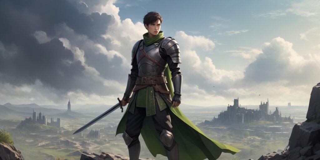Eren Yeager MBTI personality type in anime-style illustration Eren Yeager MBTI personality type in anime-style illustration