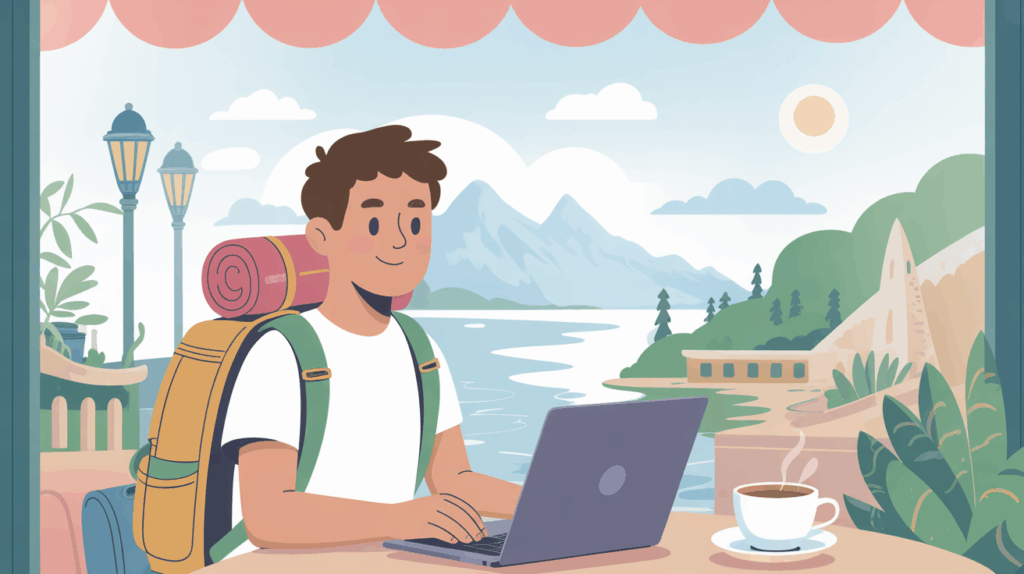 mbti digital nomads body MBTI digital nomads body illustration