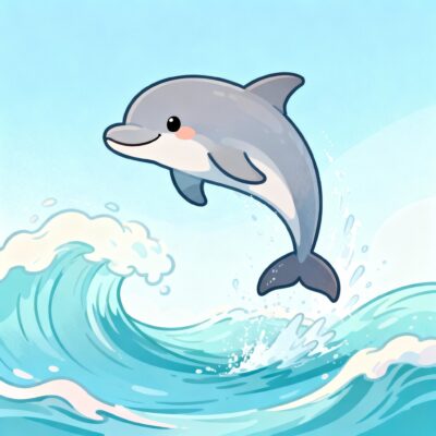 ESFP Misunderstood Traits illustrated through a dolphin expressing joyful energy.