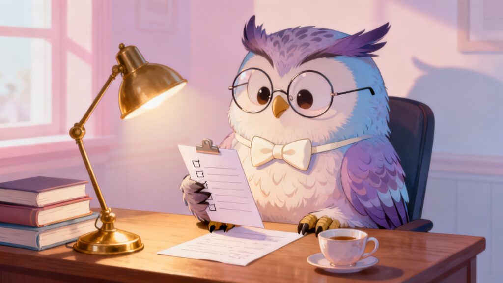 istj-misunderstood-traits-owl ISTJ Misunderstood Traits shown through an owl focused on careful planning.
