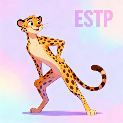 ESTP flirting vs personality illustrated through playful confident interaction